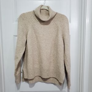 Eight eight eight  large tan turtle neck sweater